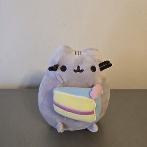 Gund Pusheen Cat Birthday Cake Slice Kawaii Mini Plush Doll Stuffed 2017 - 5”